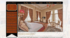 Desktop Screenshot of enderunhotel.com