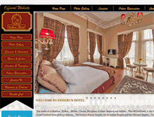 Tablet Screenshot of enderunhotel.com
